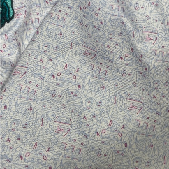 Peter Millar Golf Polo Shirt Print Performance SWAG Mens - Picture 4 of 4